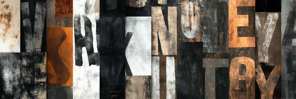 Texturierte Graphik Design Mixte Farben Abstrakt | Typografische Kunst | Kunstgattungen