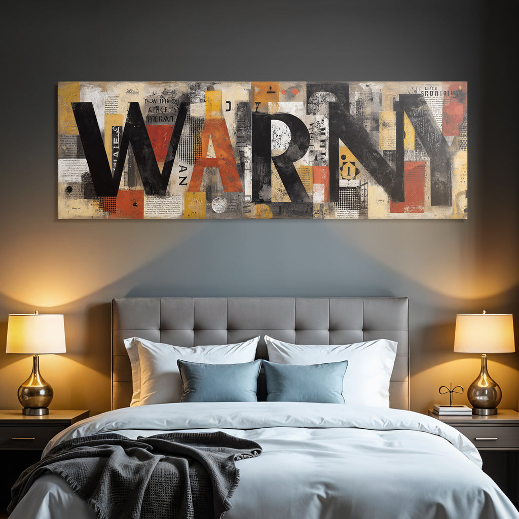 Warn Abstract Art Input Color Texture Urgency Message