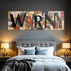 Warn Abstract Art Input Color Texture Urgency Message