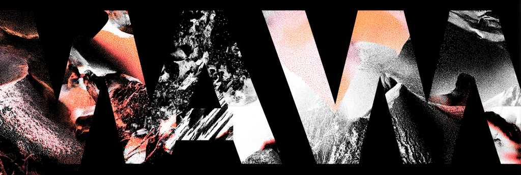 Wellen Design Modern Kunst Noch Grau Orange Schwarz Und Weis | Typografische Kunst | Kunstgattungen