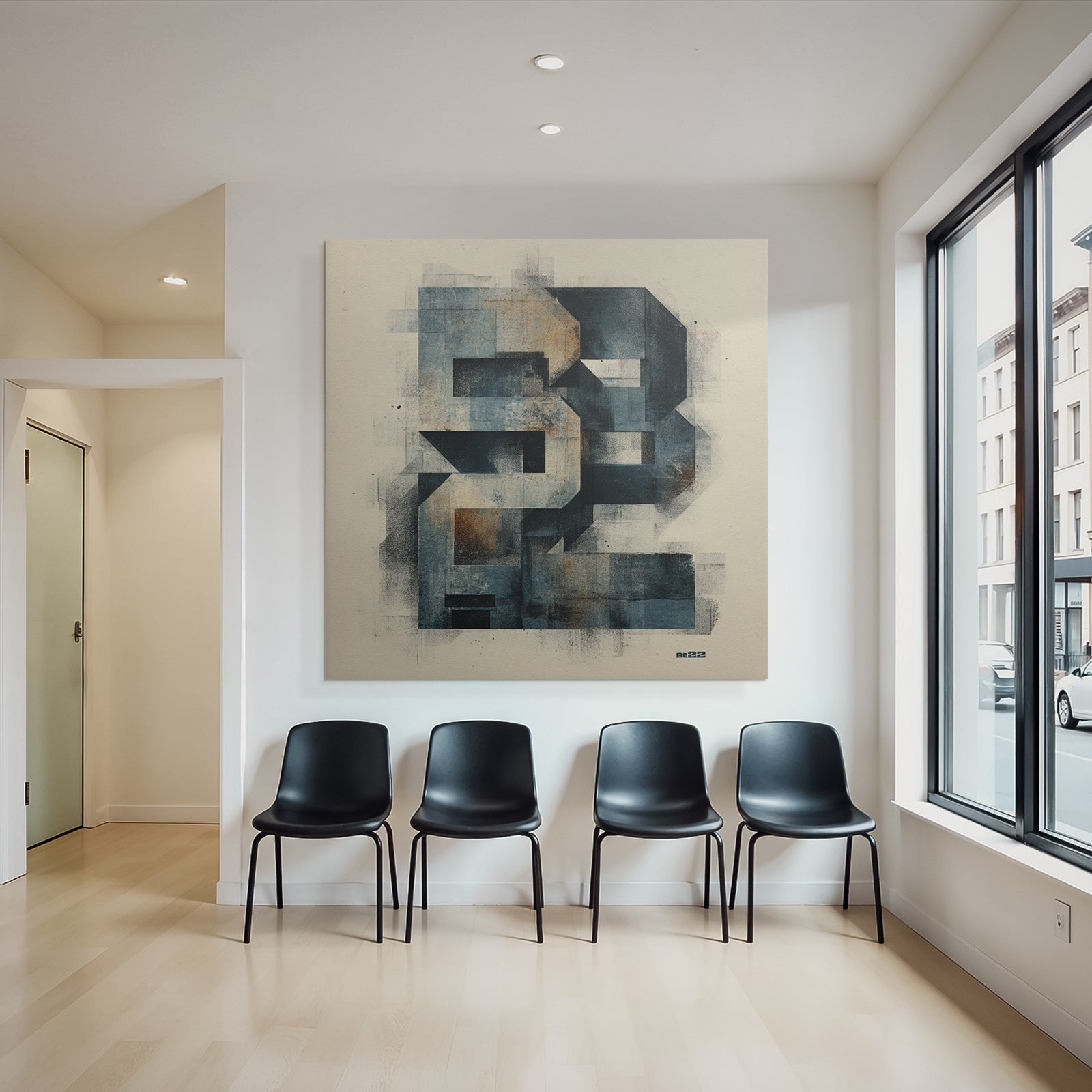 Abstract Artworks Geometric Textured
