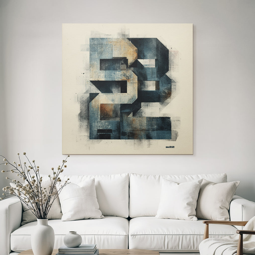 Abstract Artworks Geometric Textured