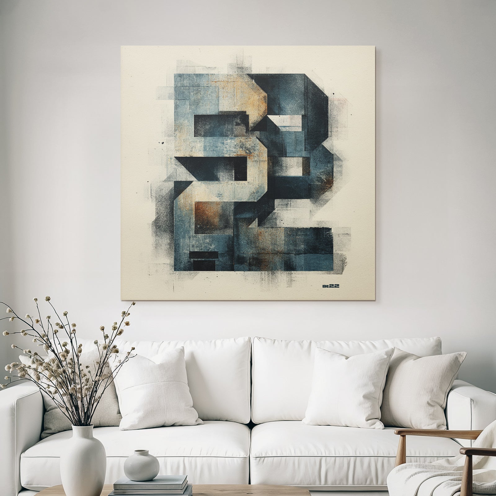 Abstract Artworks Geometric Textured