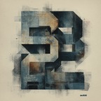 Abstracte Kunstwerke Geometrisch Texturiert | Typografische Kunst | Kunstgattungen