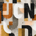 Abstracte Typografie Geometrische Abstraktion | Typografische Kunst | Kunstgattungen
