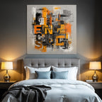 Abstrakte Digitale Kunst Typografie Farbenspiel