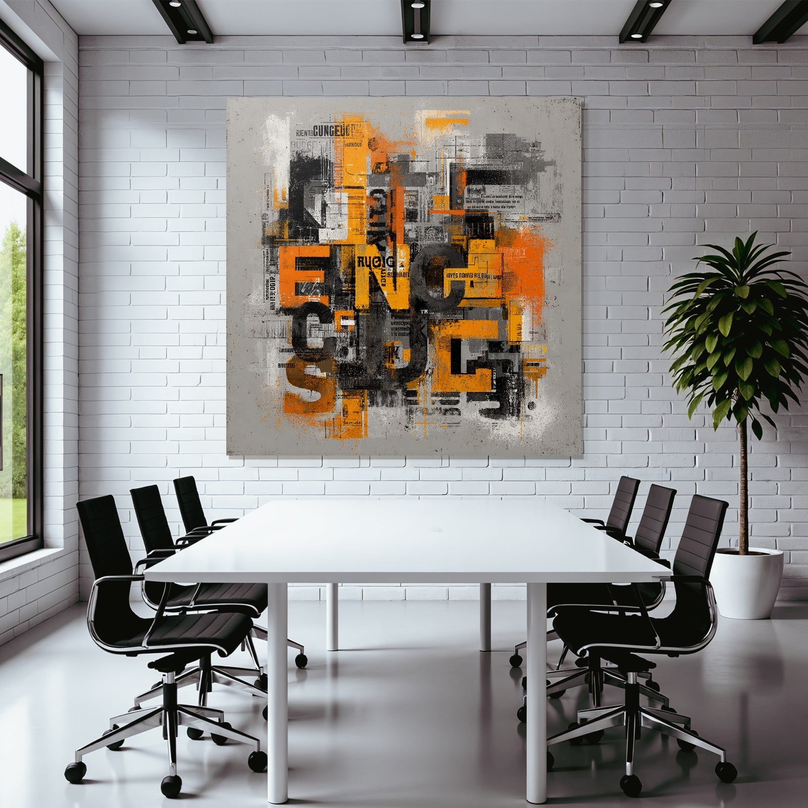 Abstrakte Digitale Kunst Typografie Farbenspiel