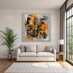 Abstrakte Digitale Kunst Typografie Farbenspiel