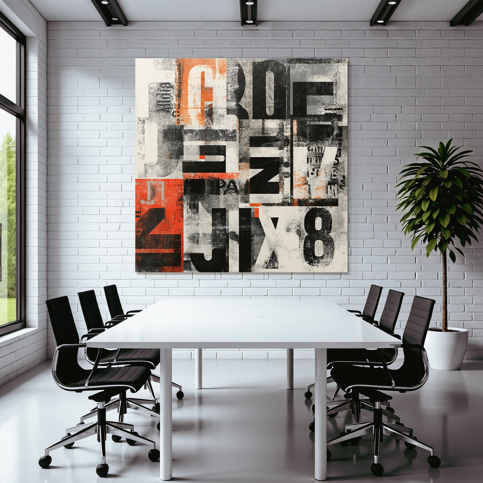 Modern Mit Buchstaben Und Zahlen