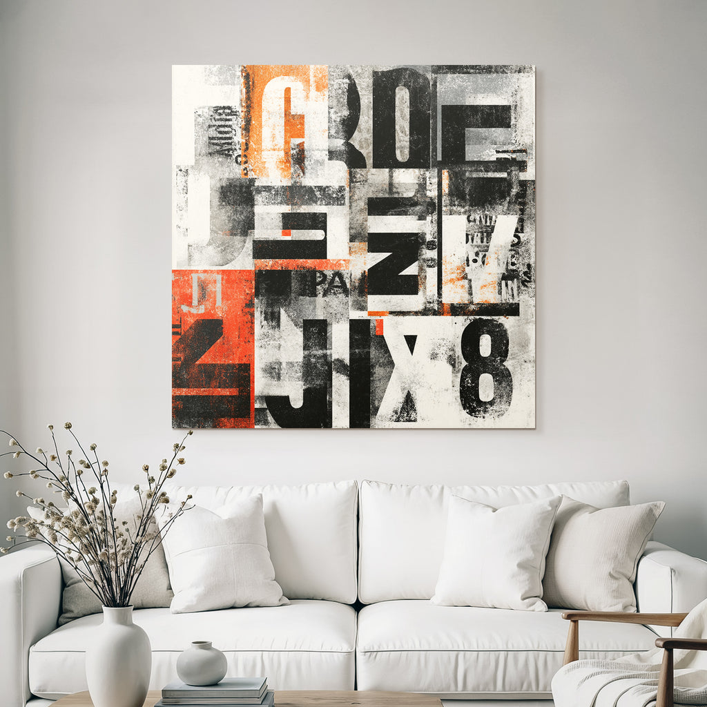 Modern Mit Buchstaben Und Zahlen