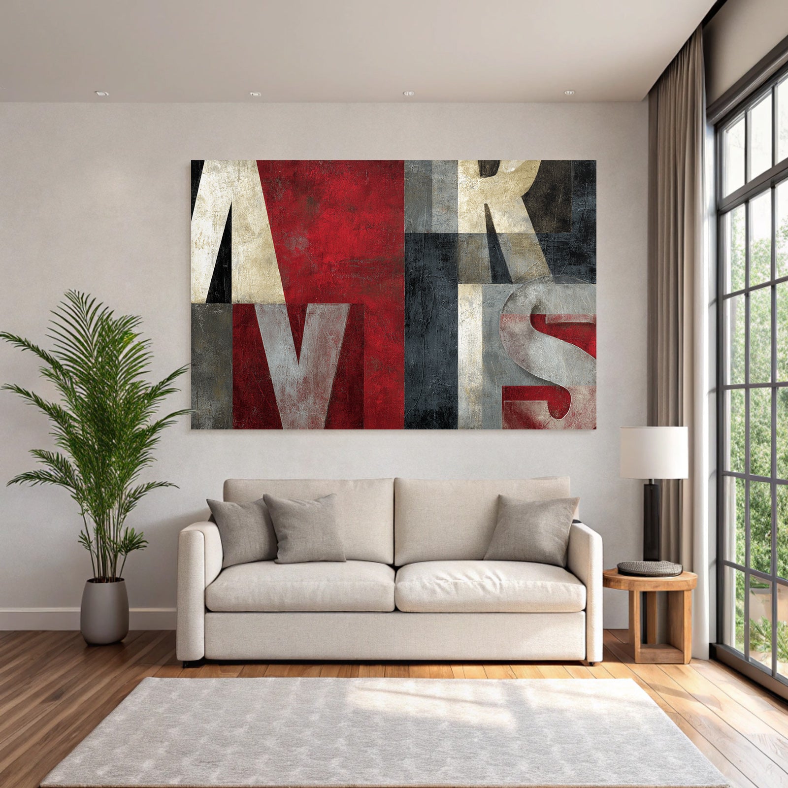 Abstracte Buchstaben Design Farbenspiele