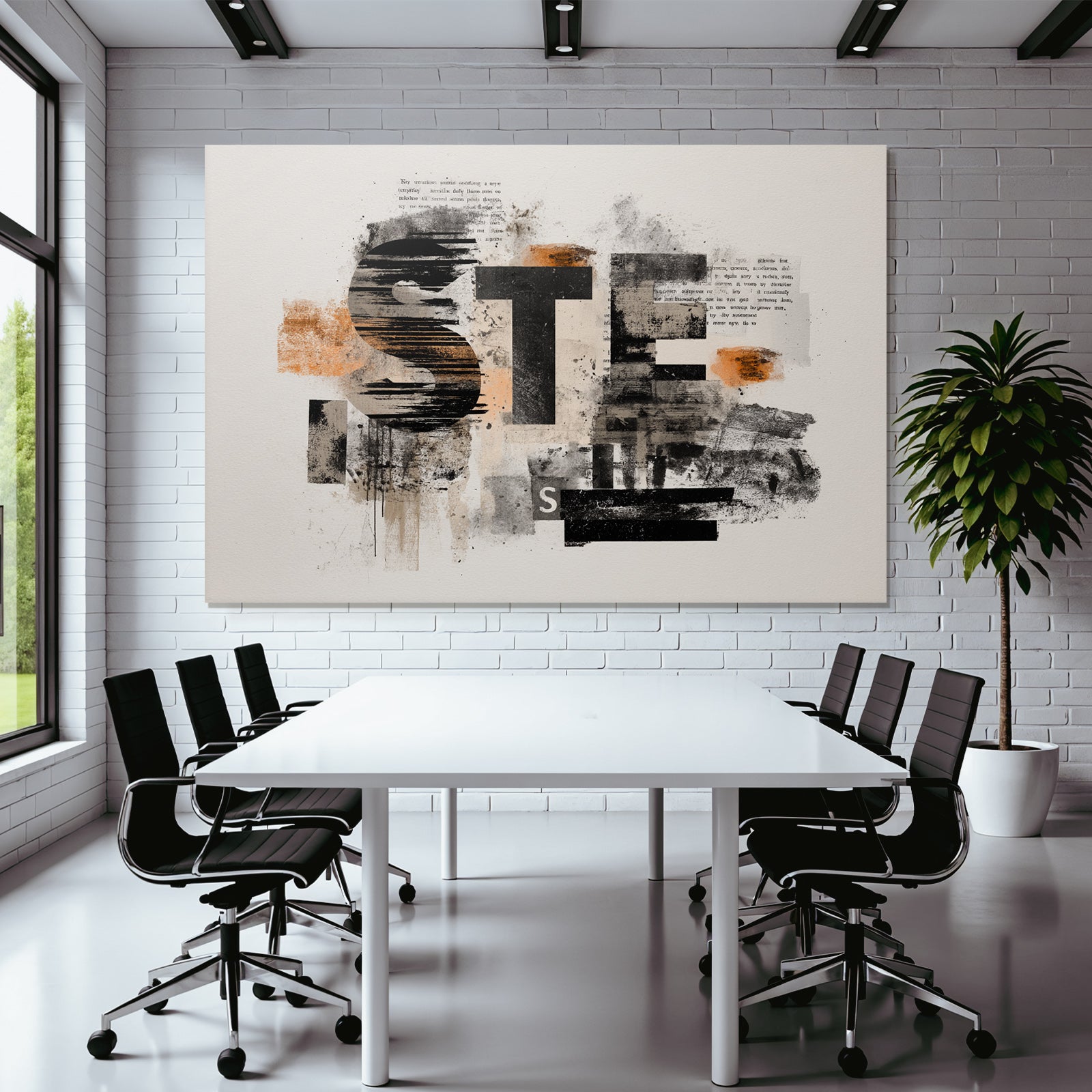 Abstraktes Graphisches Design Mit Typografie Und Texturen