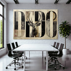 Dedo Hirsch Graphik Design Kunstwerk
