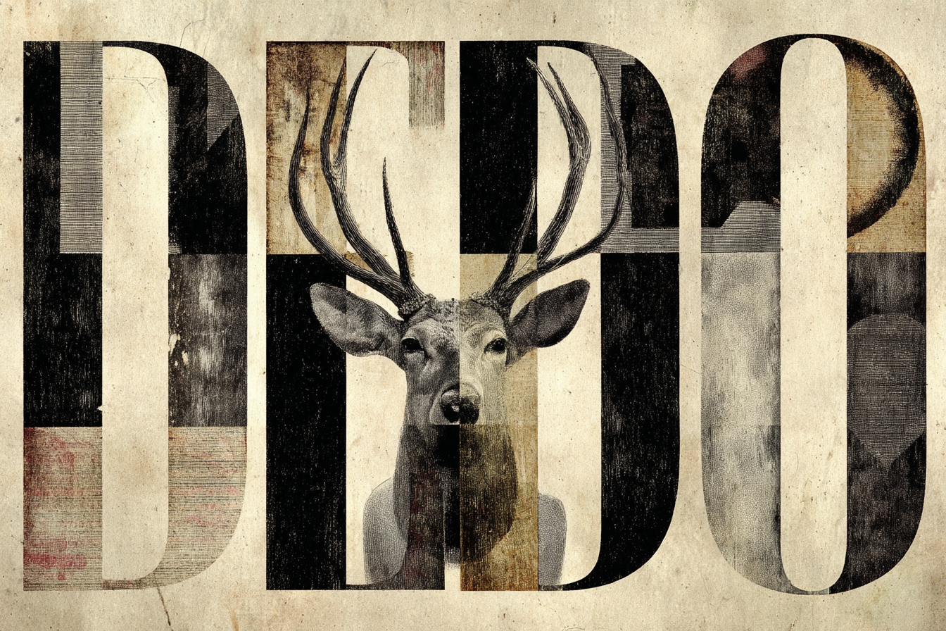 Dedo Hirsch Graphik Design Kunstwerk | Typografische Kunst | Kunstgattungen
