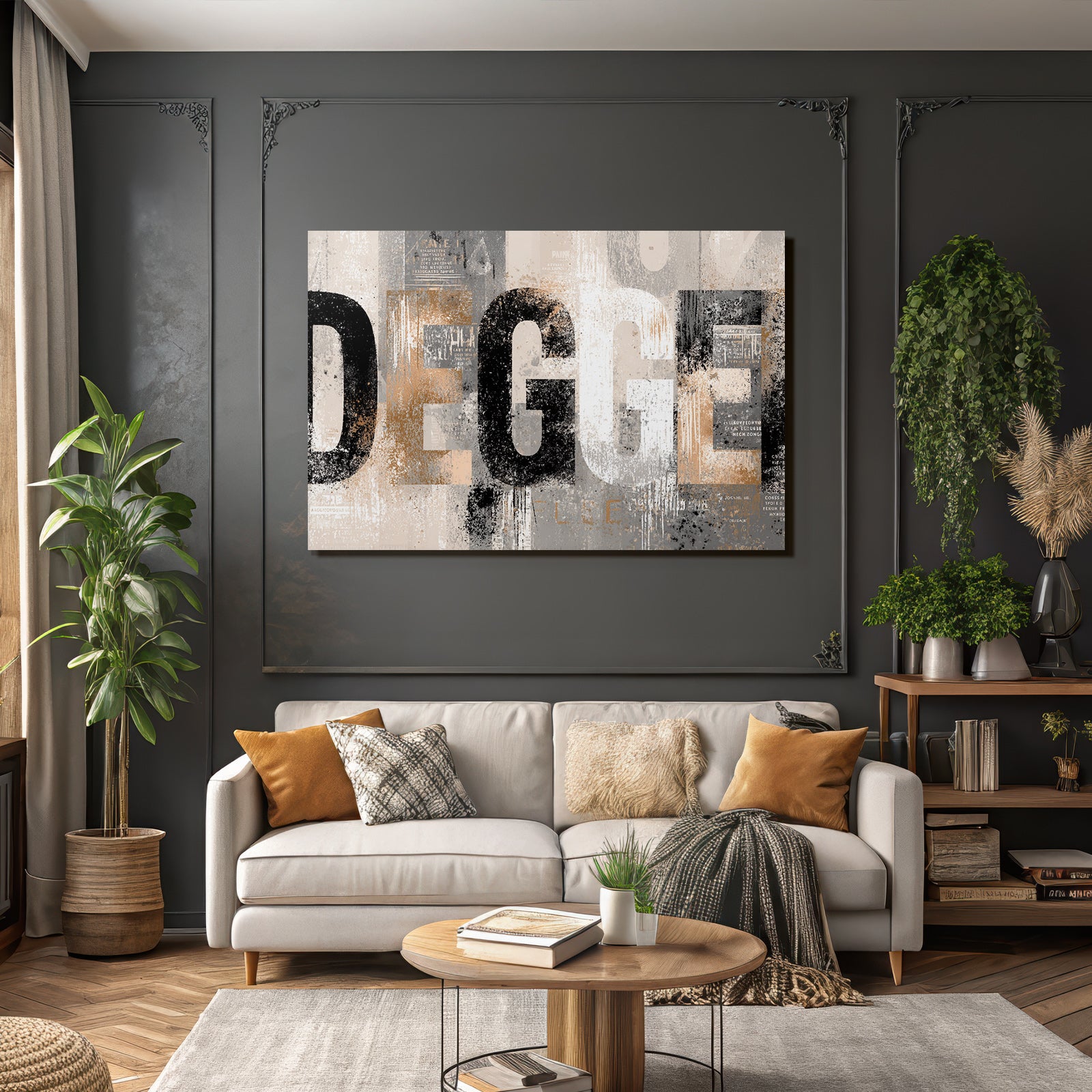 Deg Abstrakte Grafik Design Mit Texturiertem Hintergrund