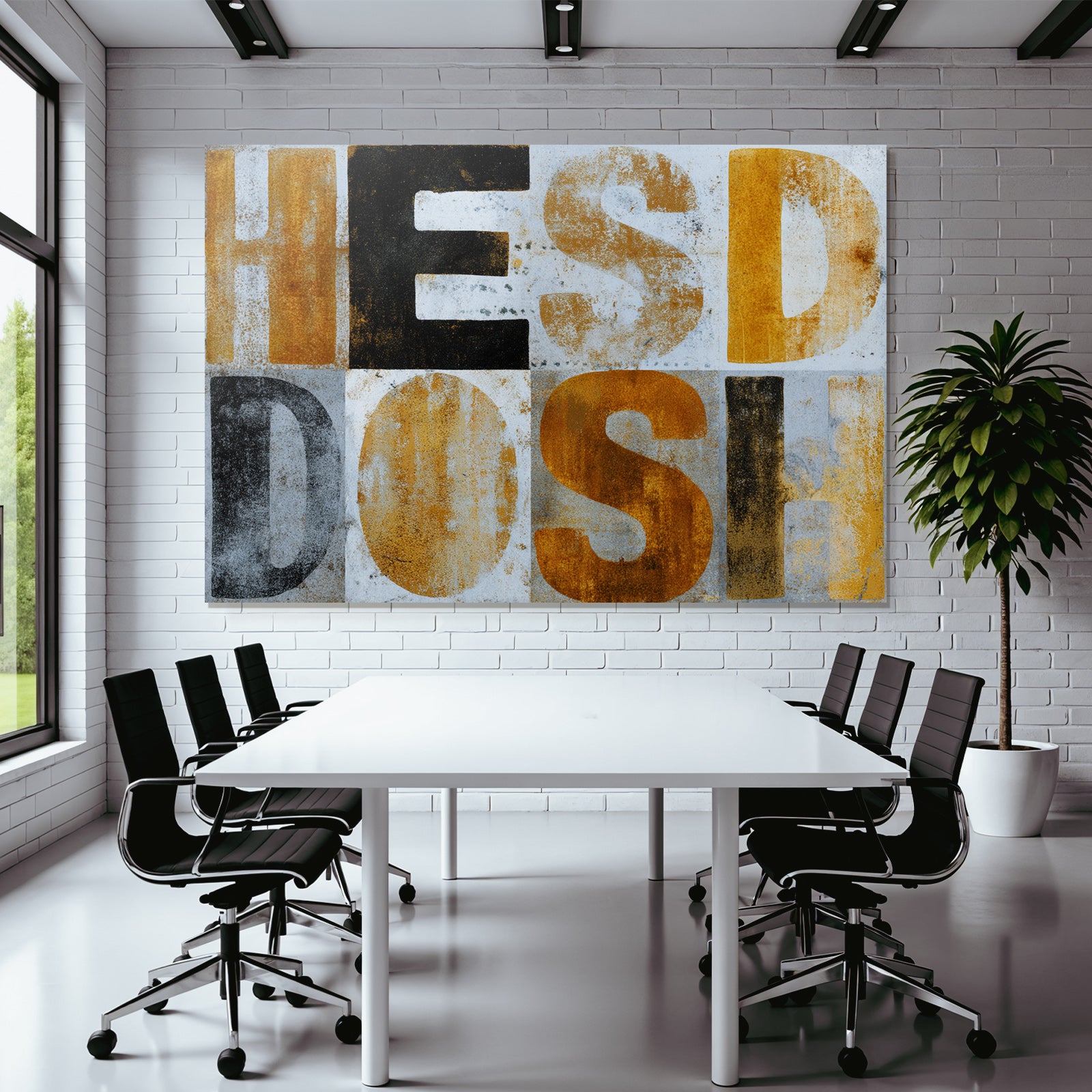 Hesd Dosh Graphic Design Texturierte Buchstaben