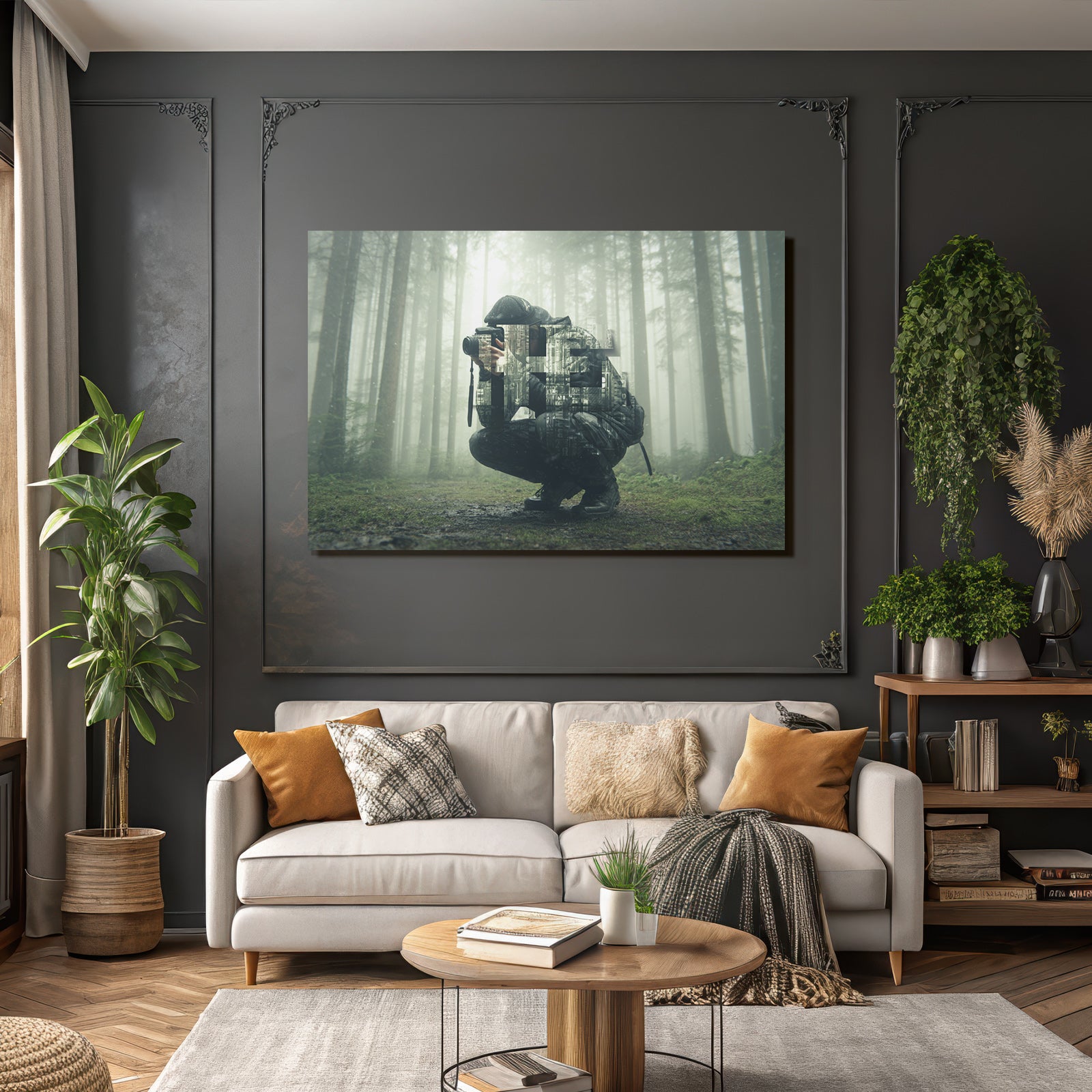 Nebelwald Fotografie Mysteriöse Atmosphäre Camera Bewegung