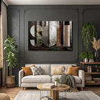 Soil Mit Natur Hintergrund Graphik Design