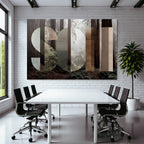 Soil Mit Natur Hintergrund Graphik Design