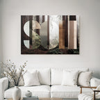 Soil Mit Natur Hintergrund Graphik Design