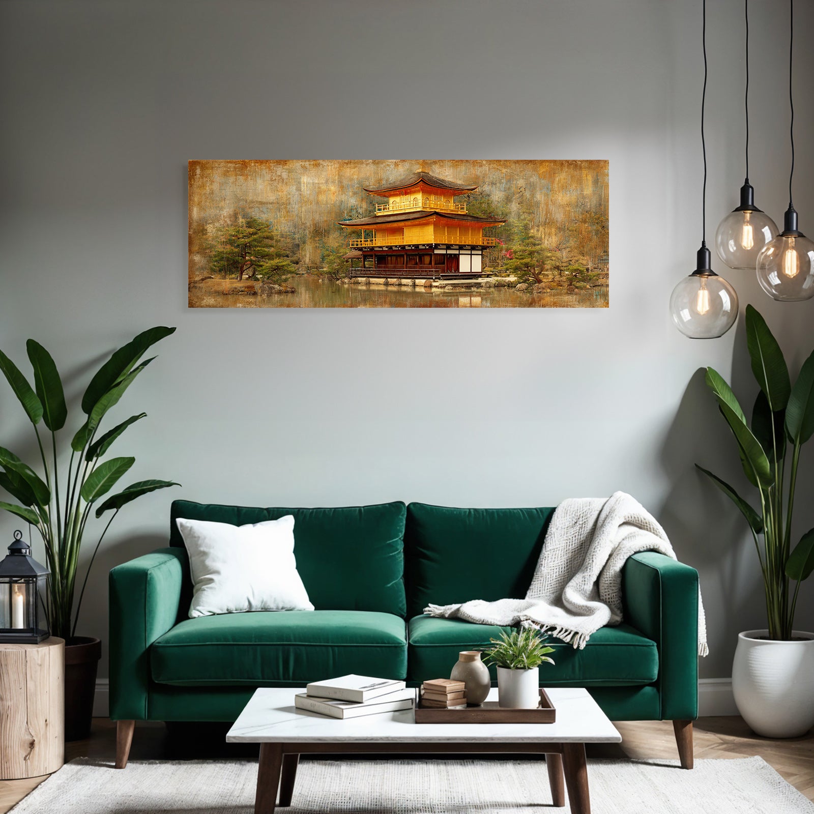 Goldener Pavillon Am Teich