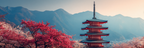 Japanische Pagode Umgeben Von Kirschbluten Im Frühling | Asien | Laender und Reisen