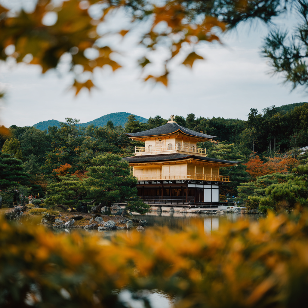 Japanischer Goldener Pavillon Im Herbst | Asien | Laender und Reisen