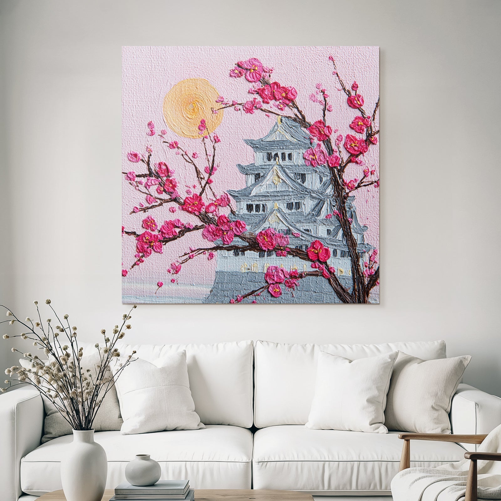 Kirschblütenzauber Am Japanischen Schloss