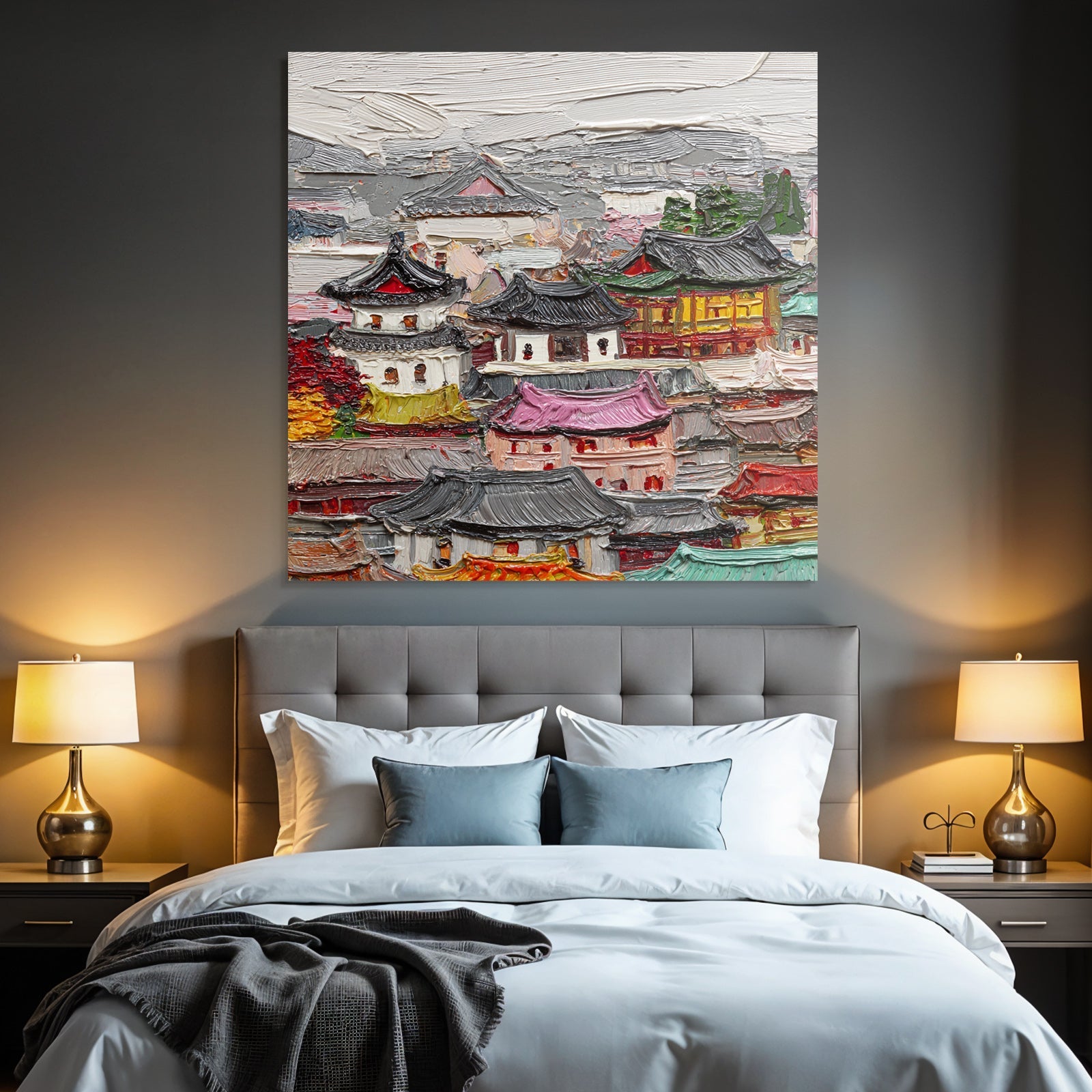 Traditionelle Asiatische Architekturlandschaft