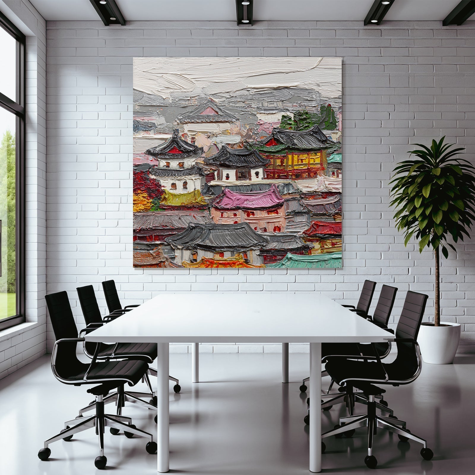 Traditionelle Asiatische Architekturlandschaft