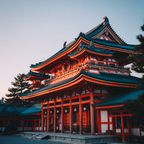 Traditioneller Asiatischer Tempel Vor Klarem Himmel | Asien | Laender und Reisen