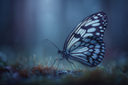 Etherealer Blaür Schmetterling Nahaufnahme | Asien | Laender und Reisen