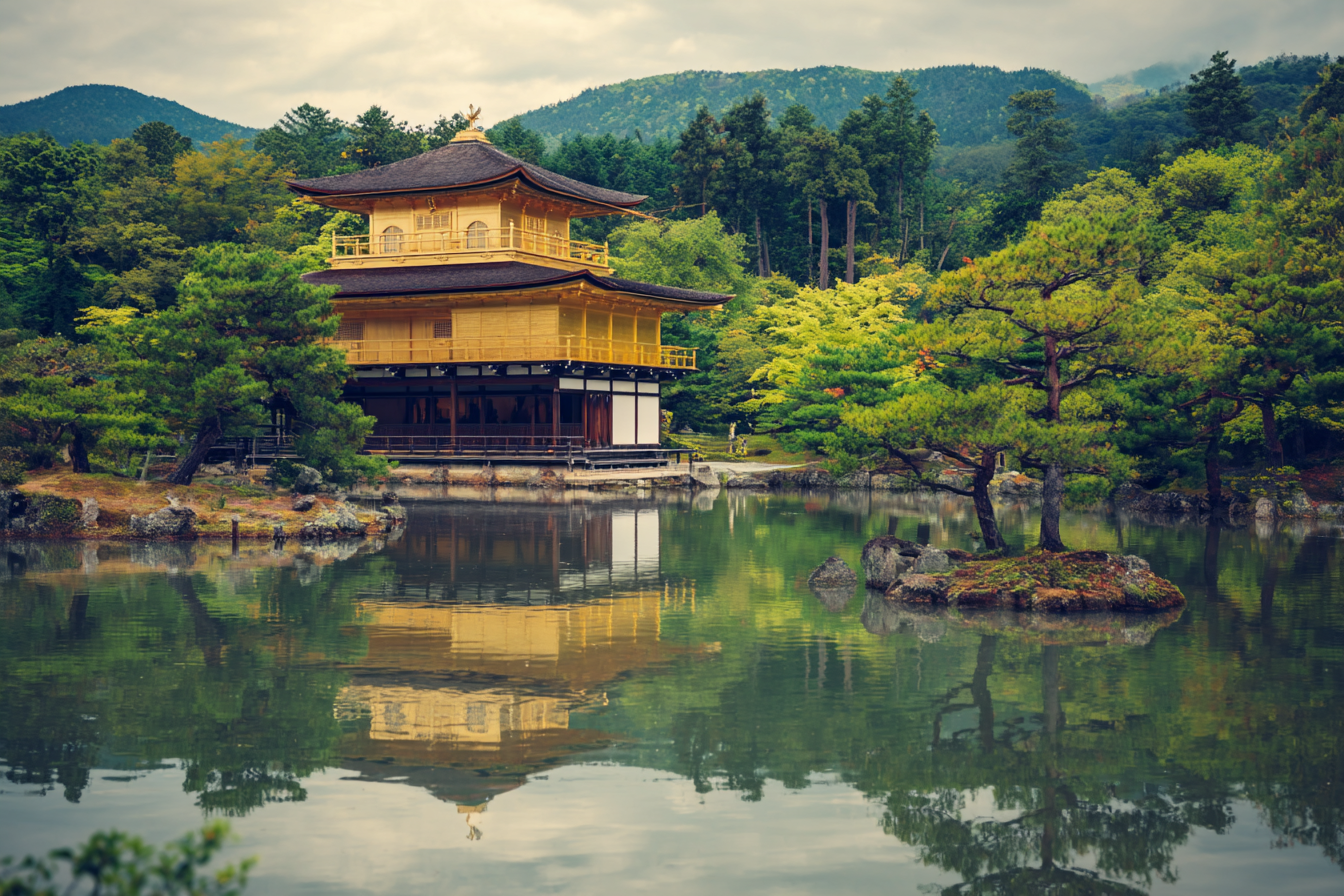 Japanischer Tempel Am Wasser Mit Spiegelung | Asien | Laender und Reisen
