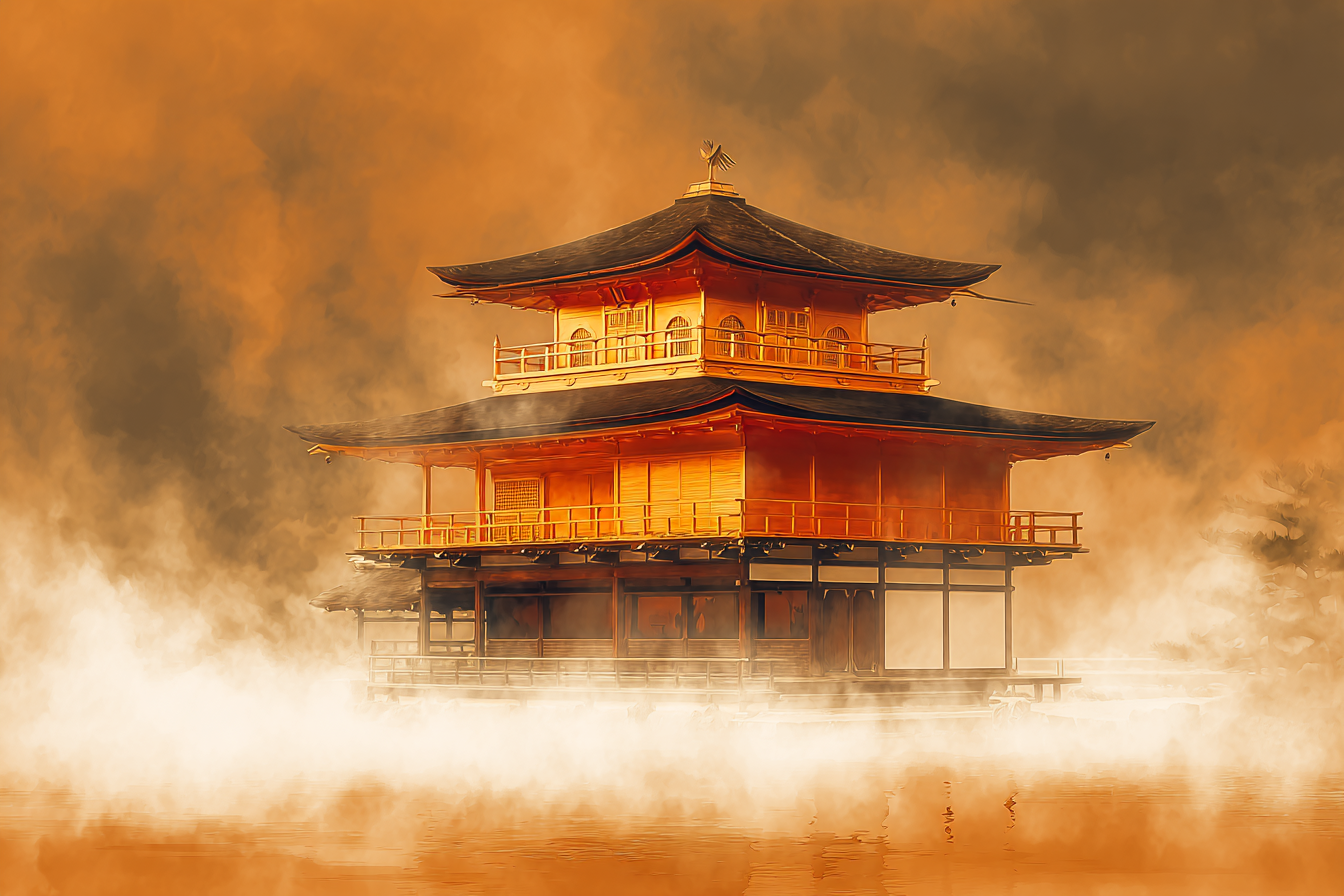 Japanischer Tempel Im Nebel | Asien | Laender und Reisen