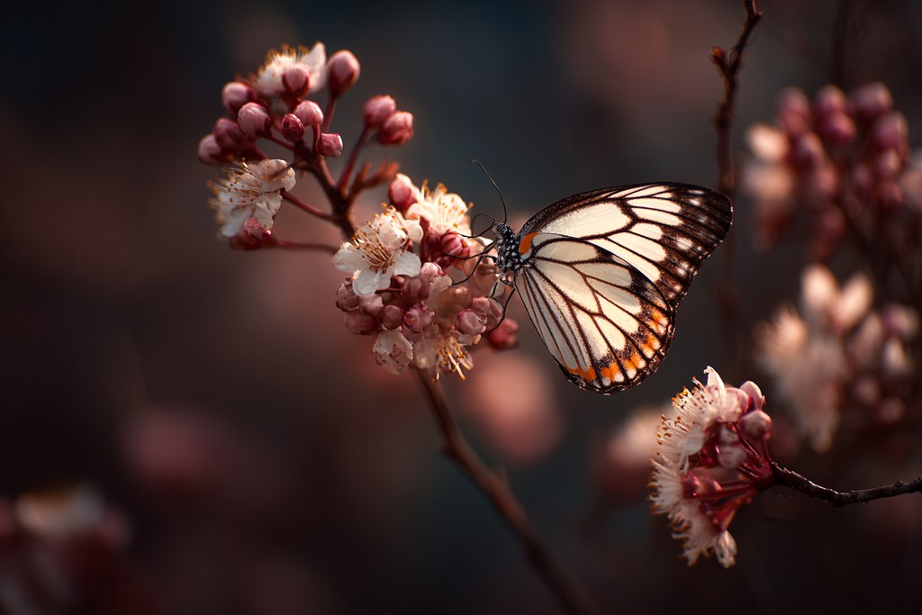 Schmetterling Auf Blühenden Pflanzen | Asien | Laender und Reisen