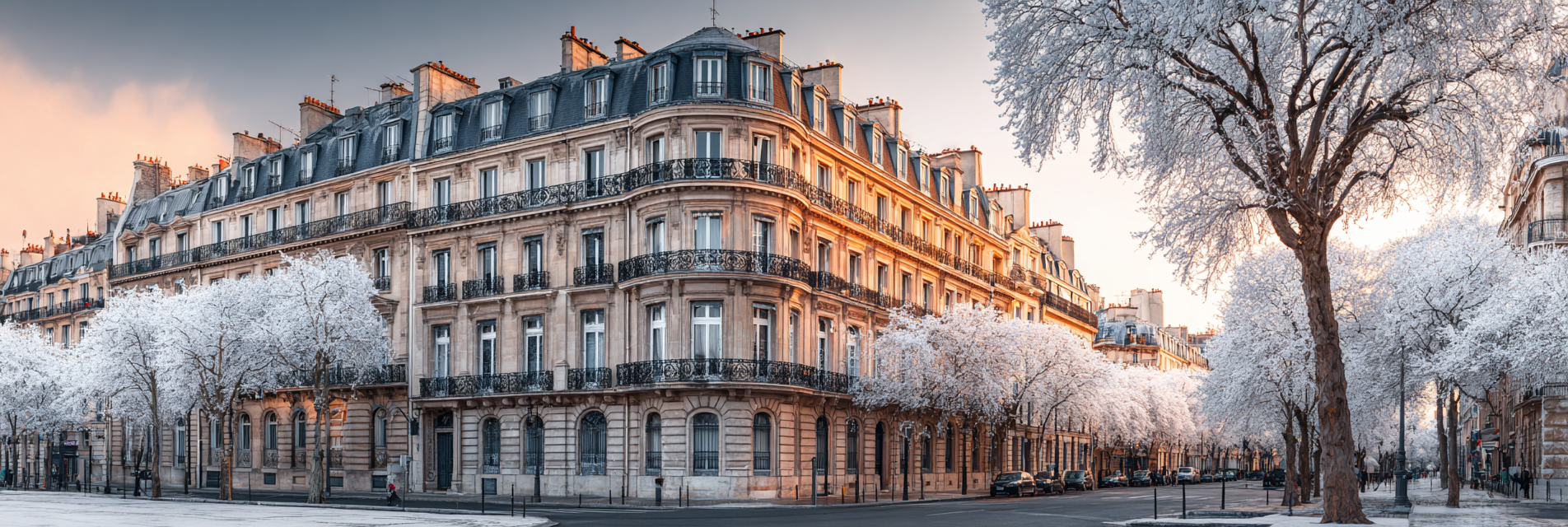 Winterliche Eische Stadt Mit Klassischer Architektur Und Schnee | Europa | Laender und Reisen