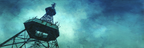 Funkturm Im Dramatischen Blau Grünen Himmel | Staedtekunst | Laender und Reisen