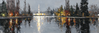 Stimmungsvolle Flusslandschaft Ölgemalde Mit Reflektionen | Staedtekunst | Laender und Reisen