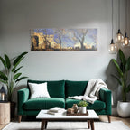 Traumhafte Landschaft Mit Bäumen Torbogen Und Figuren