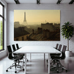 Paris Dachlandschaft Mit Eiffelturm