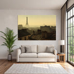 Paris Dachlandschaft Mit Eiffelturm