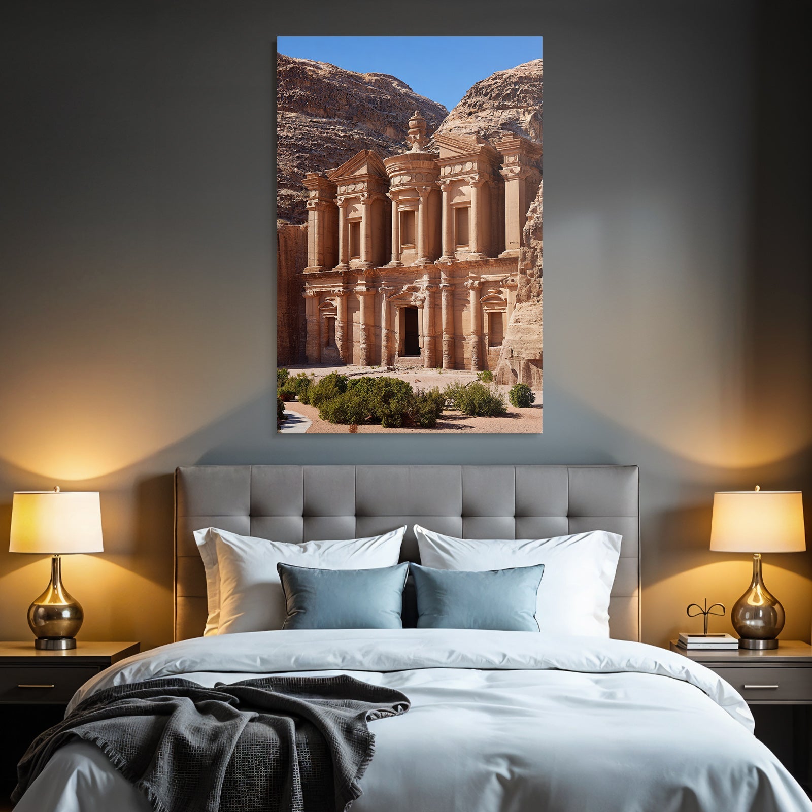 Al Deir Das Kloster In Petra Jordanien