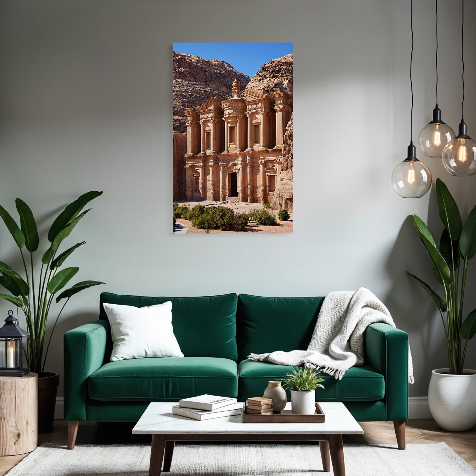Al Deir Das Kloster In Petra Jordanien