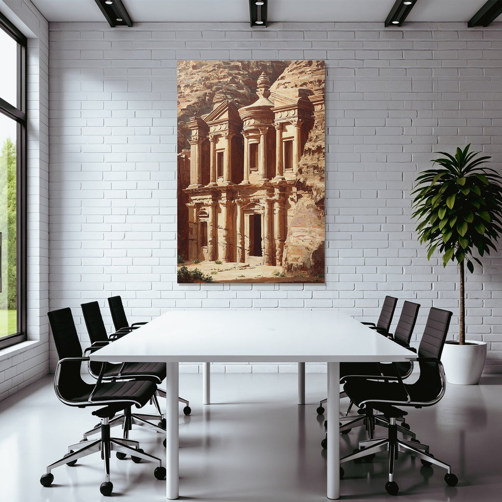 Al Khazneh Das Schatzhaus Von Petra