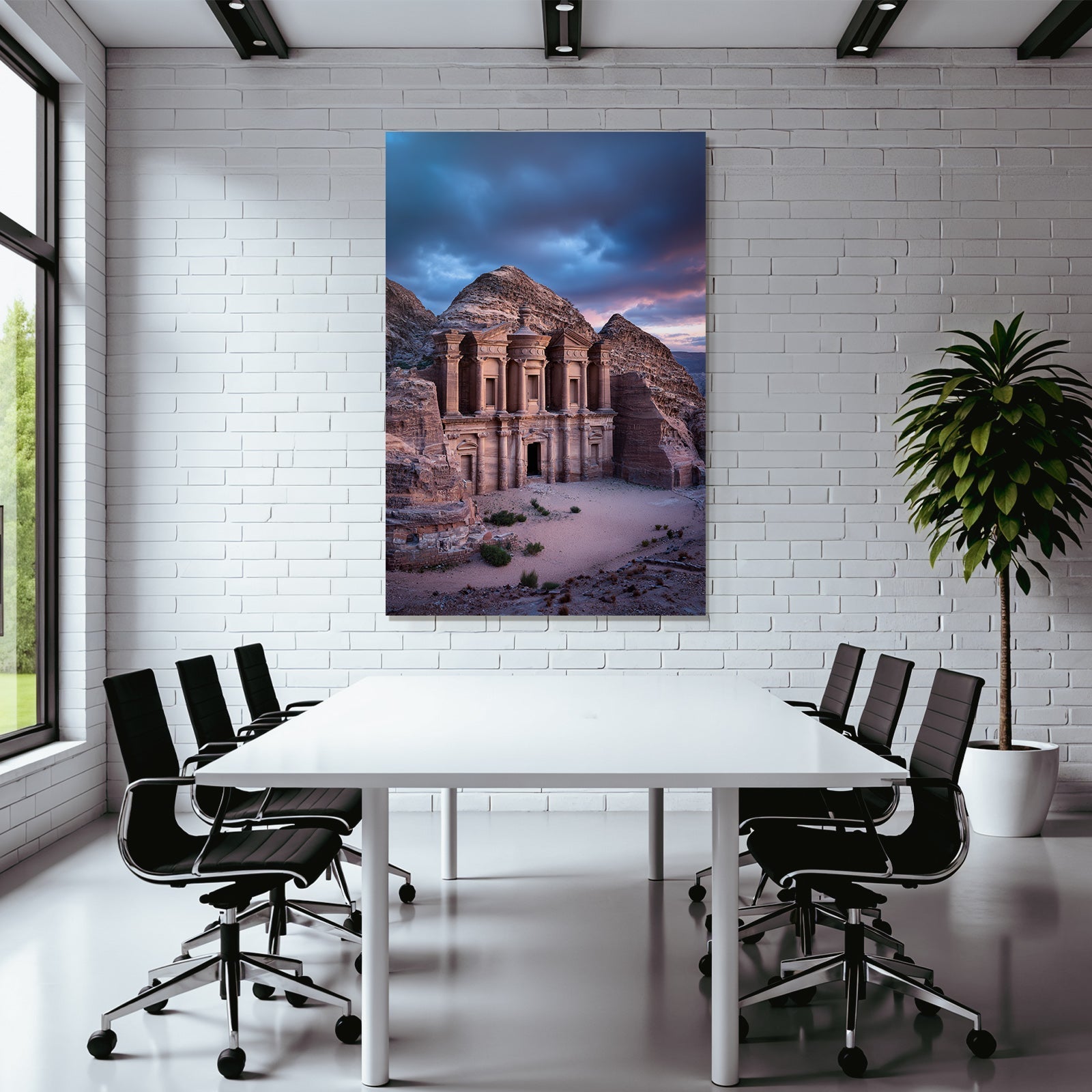 Das Kloster Al Deir In Petra Jordanien