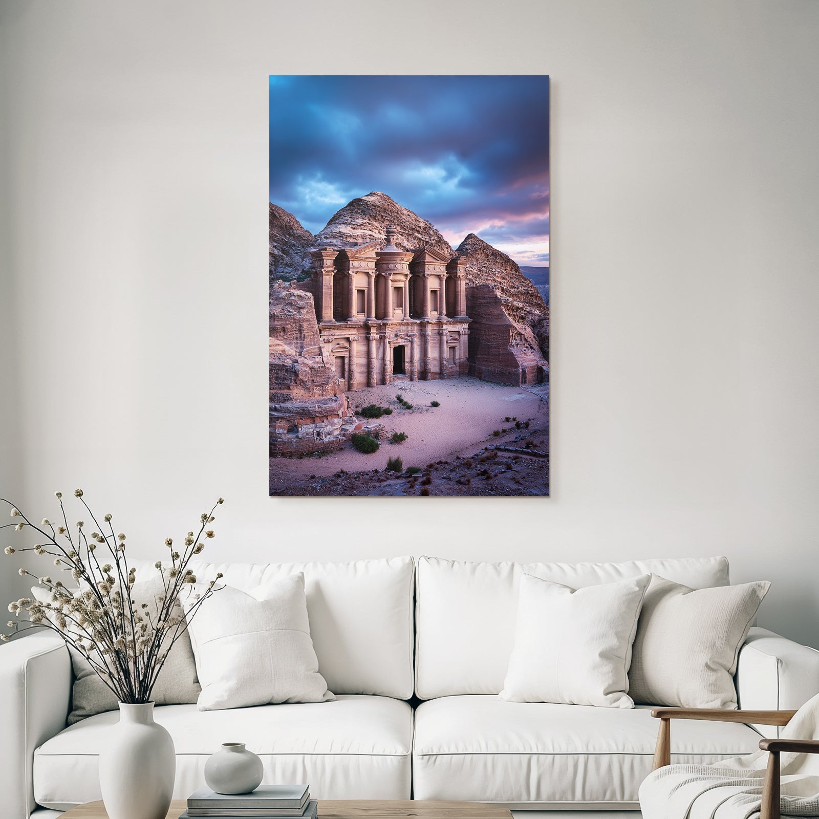 Das Kloster Al Deir In Petra Jordanien