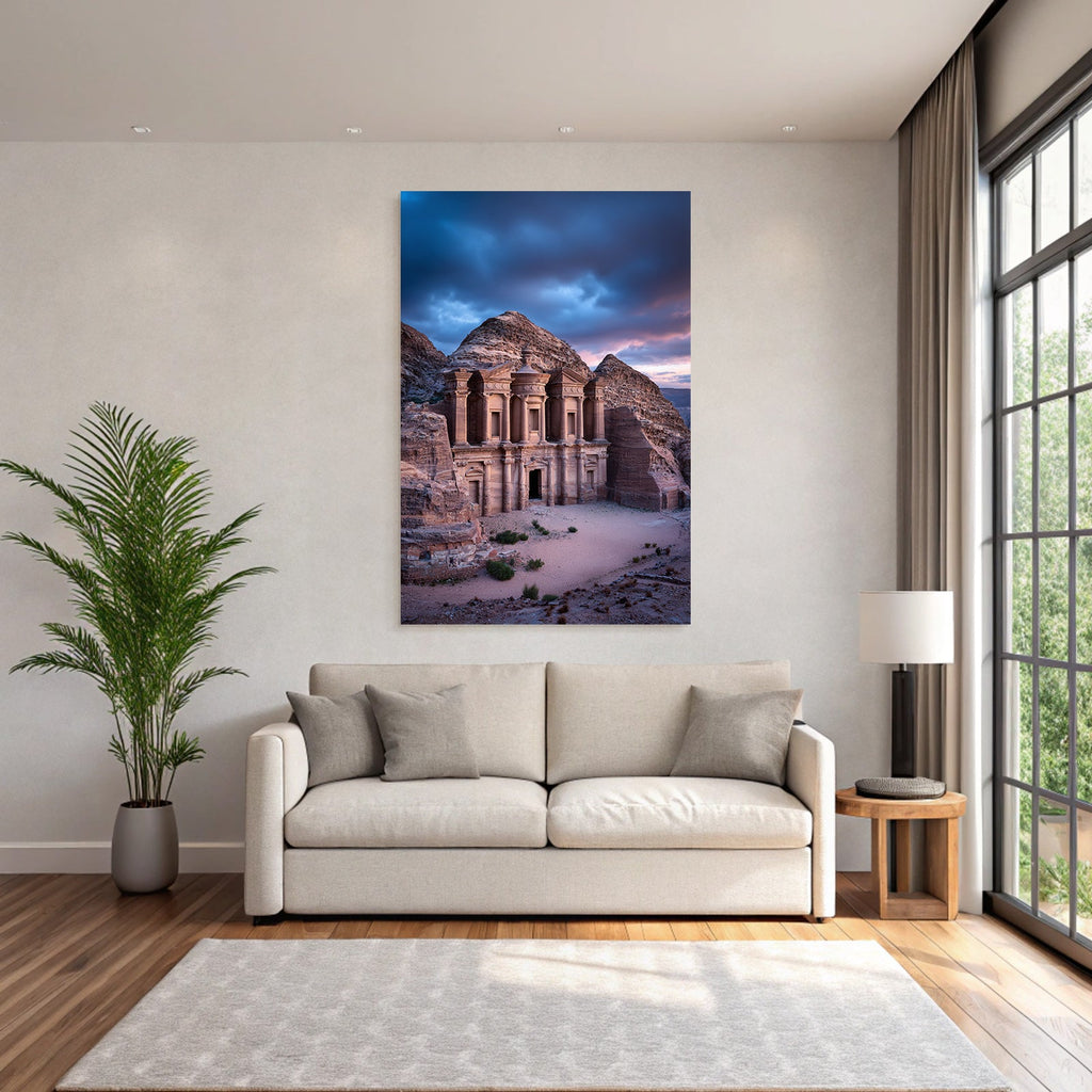 Das Kloster Al Deir In Petra Jordanien