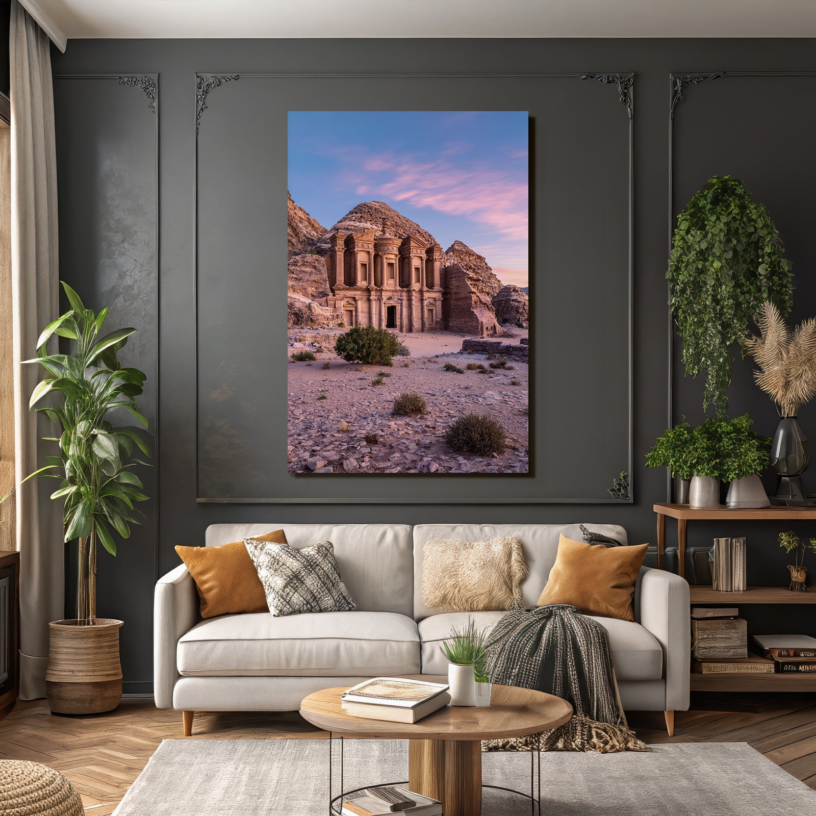 Das Kloster AlDeir In Petra Jordanien
