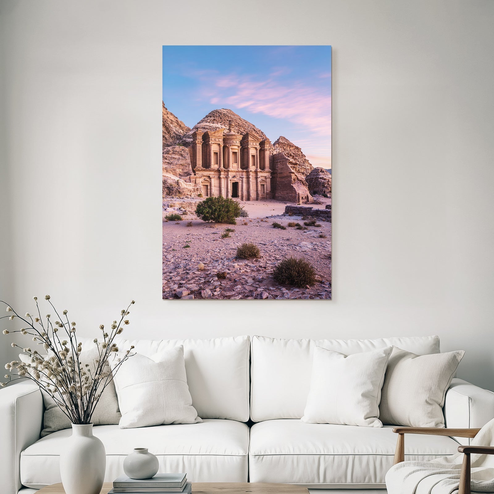 Das Kloster AlDeir In Petra Jordanien