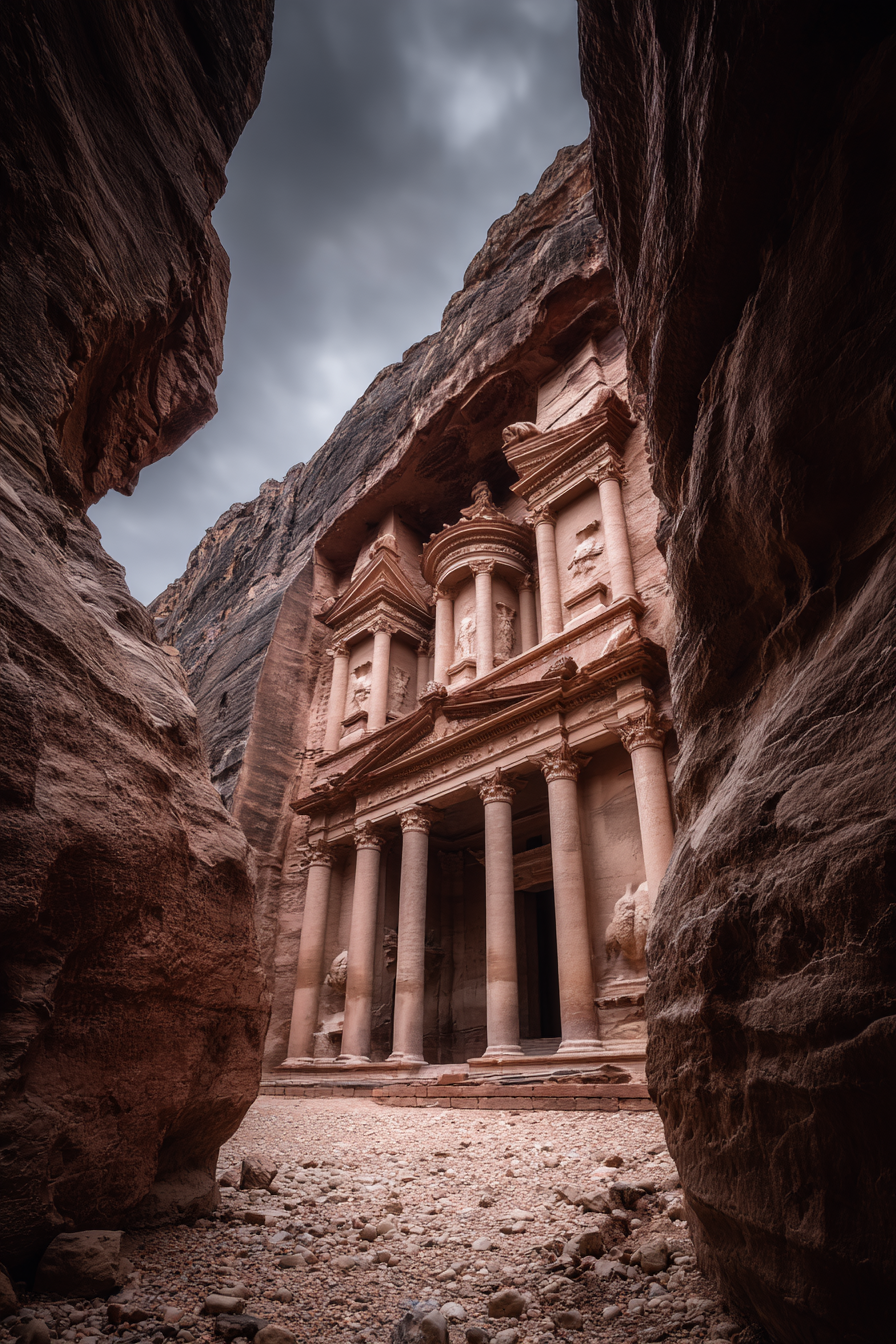 Petra Schatzhaus AlKhazneh Jordanien | UNESCO Weltkulturerbe | Laender und Reisen